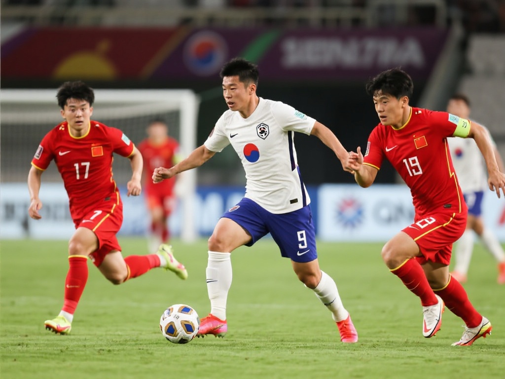 中国对战韩国:世界杯预选赛实力解析及胜负前瞻 国际足联的排名也显示了两队的差距。截至最