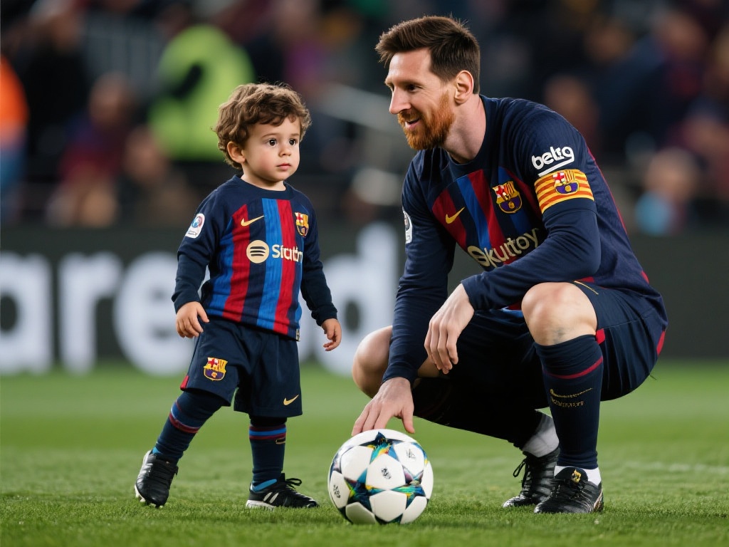 梅西谈儿子性格:蒂亚戈最细腻,西罗逐渐像自己 小儿子西罗:越来越像梅西的性格延续
梅